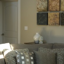 Mountain View Living Room artwork accessories sofa pillows
