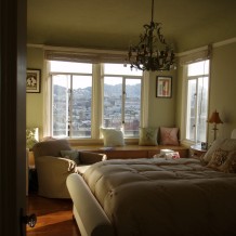 BEFORE Pacific Heights Bedroom green to pink