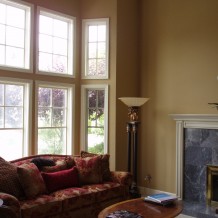 BEFORE Half Moon Bay The OC Living Room Fireplace